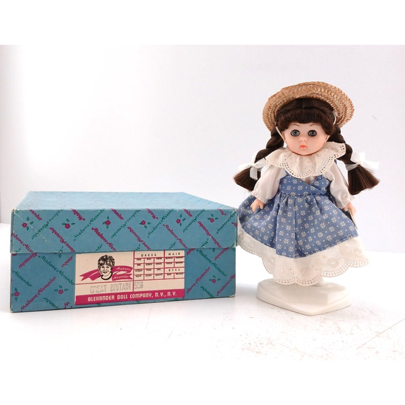 VintageVogue Ginny Flower Time Poseable Vinyl Doll with Stand - Picture 1 of 11